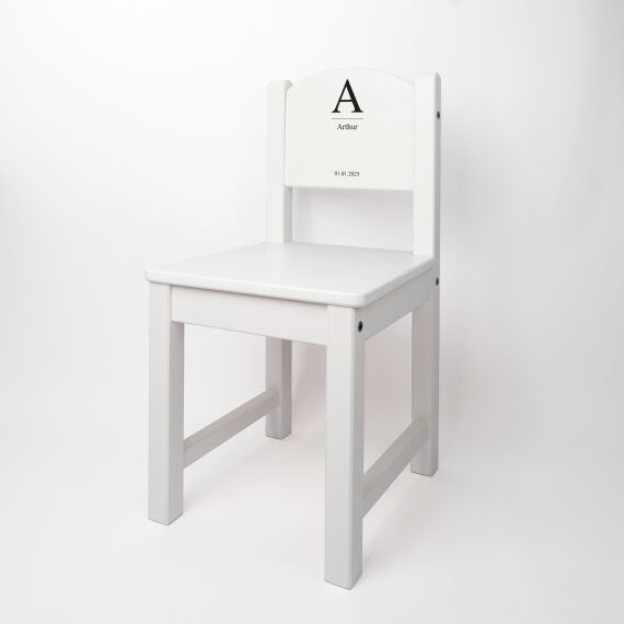 Bedrukte kinderstoel - Letter - Sfeerbeeld 1